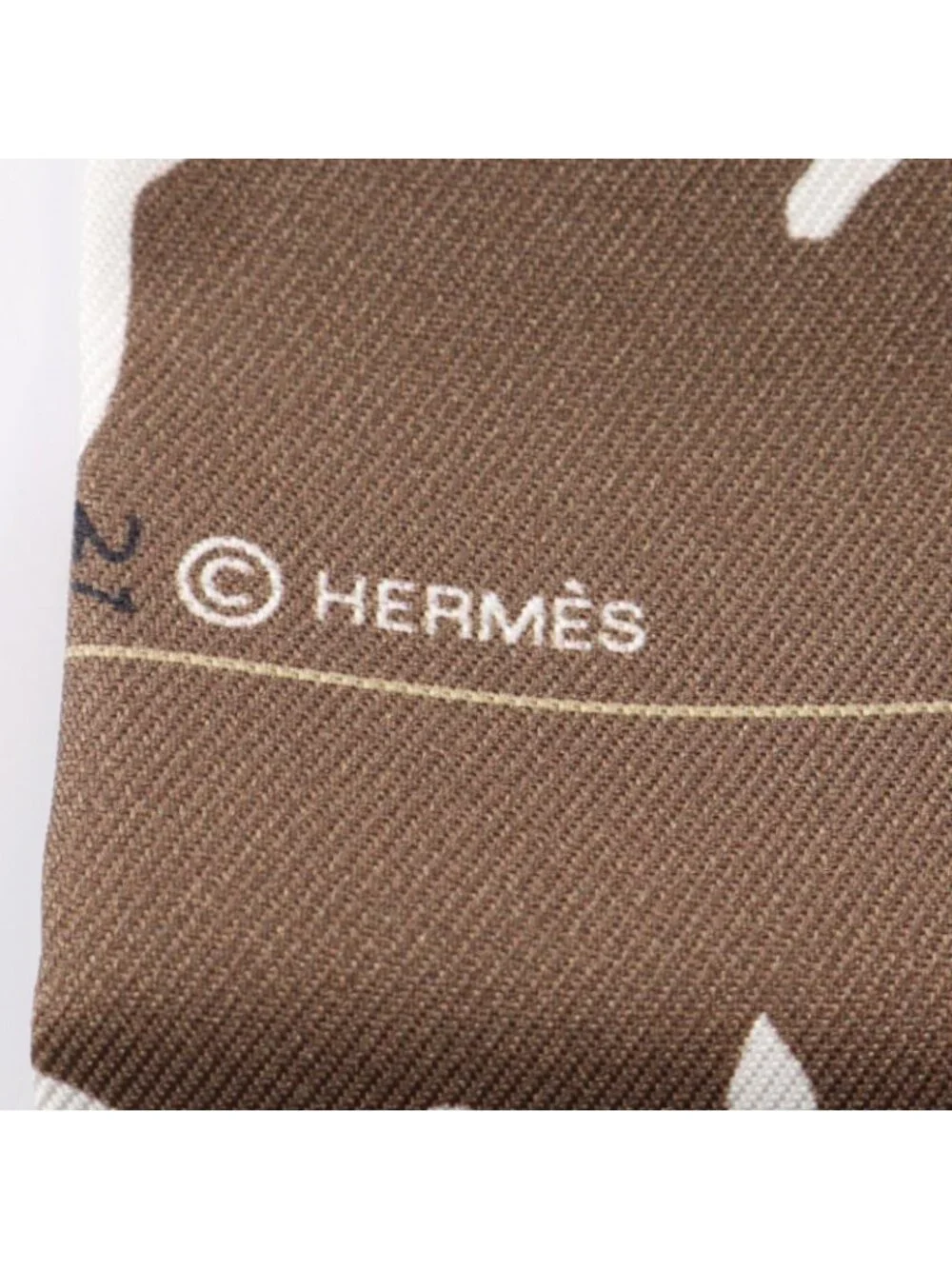 Hermes Scarf Twilly Parade Ribbon Silk
